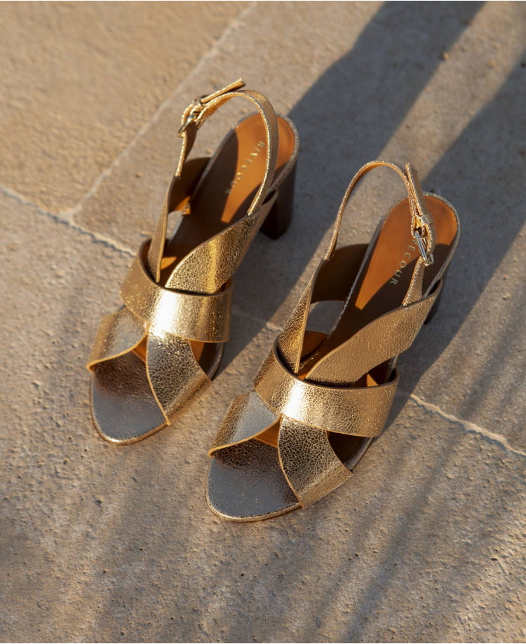 Sandales n°55 Doré