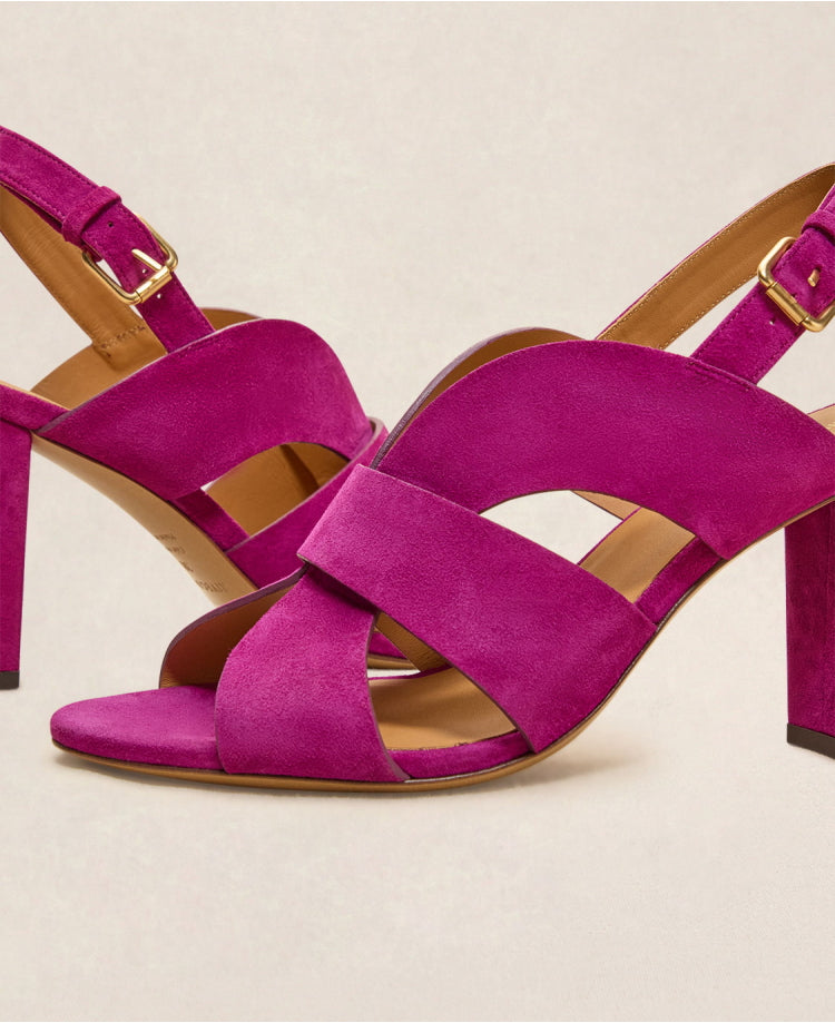 Sandales n°55 Magenta
