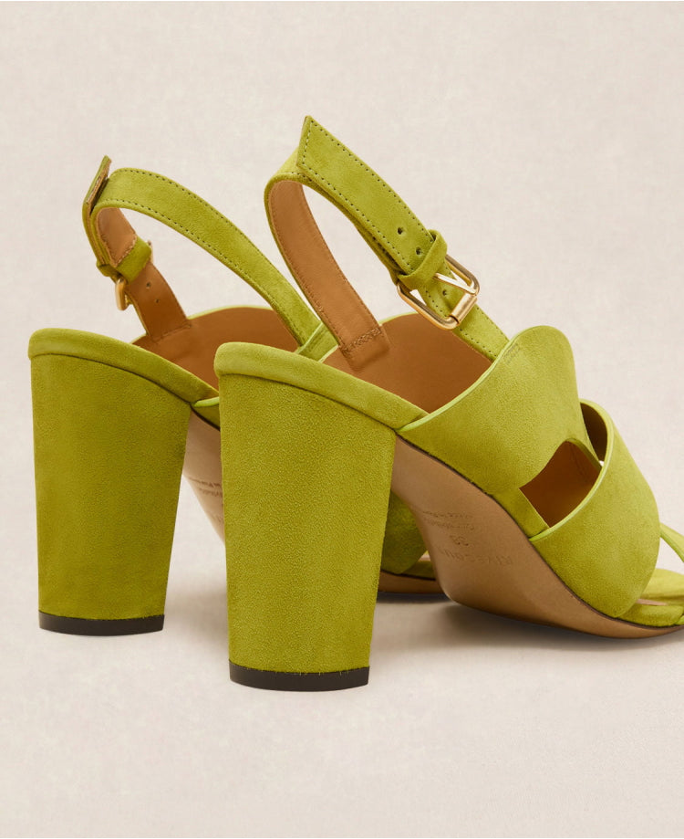 Sandales n°55 Vert Prairie
