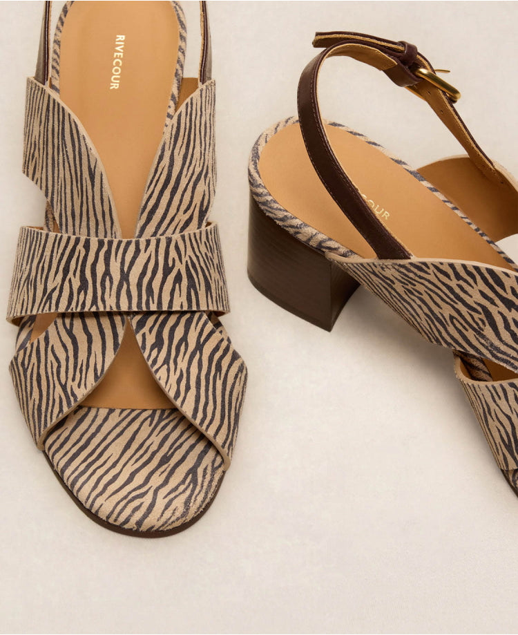 Sandals n°551 Zèbre Clair