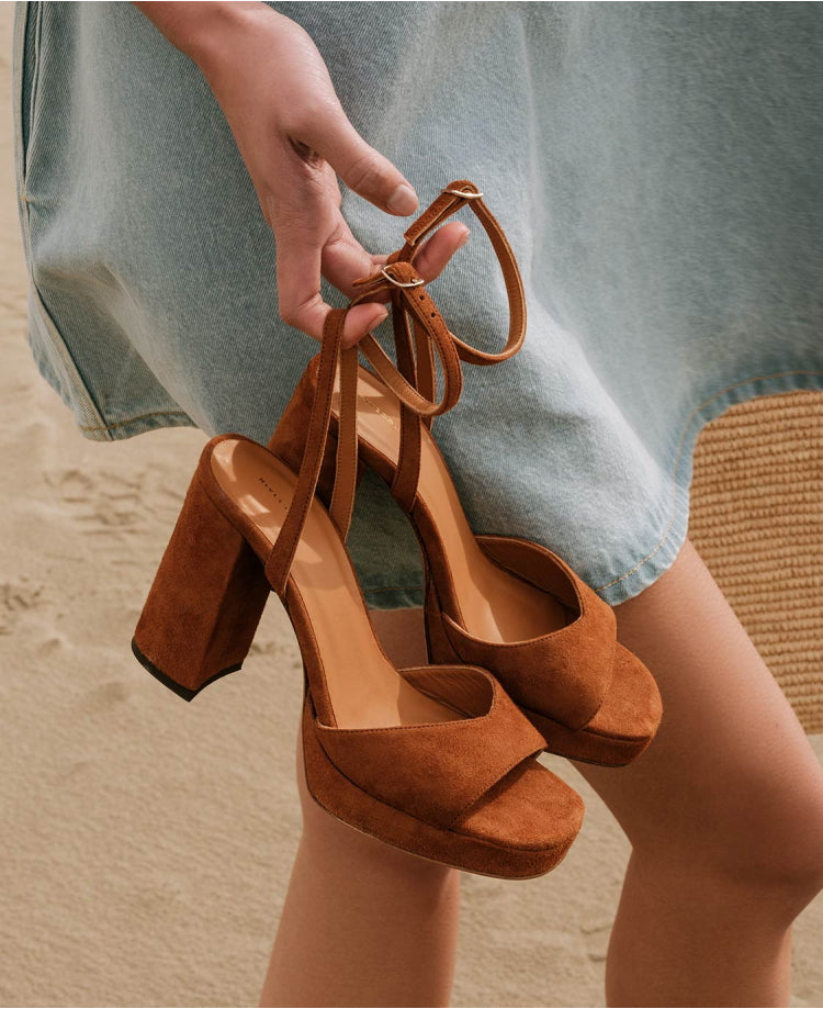 Sandales n°802 Havane