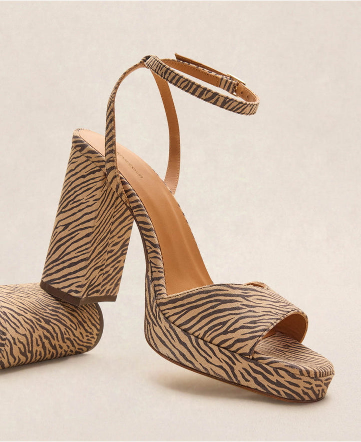 Sandals n°802 Zèbre clair