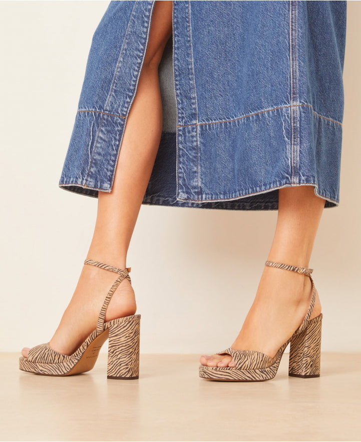 Sandals n°802 Zèbre clair