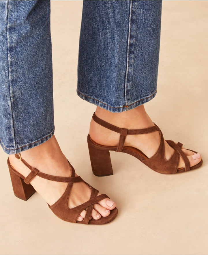Sandals n°953 Hazelnut