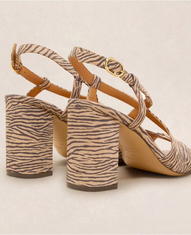 Sandales n°953 Zèbre clair